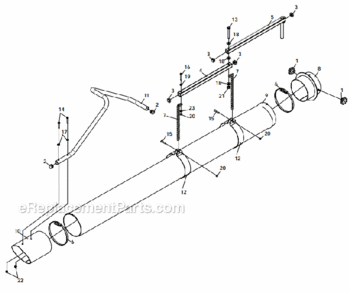 Part Location Diagram of 64163-19 Little Wonder Wshr 33/64X1-1/4X12Ga